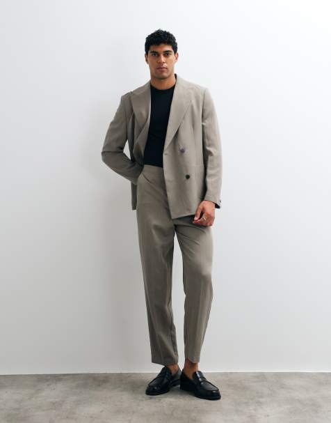 ASOS DESIGN - Pantalon de costume fuselé décontracté - Vert foncé - view 1