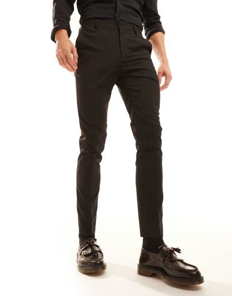 ASOS DESIGN - Pantalon de costume skinny habillé - Noir - view 1