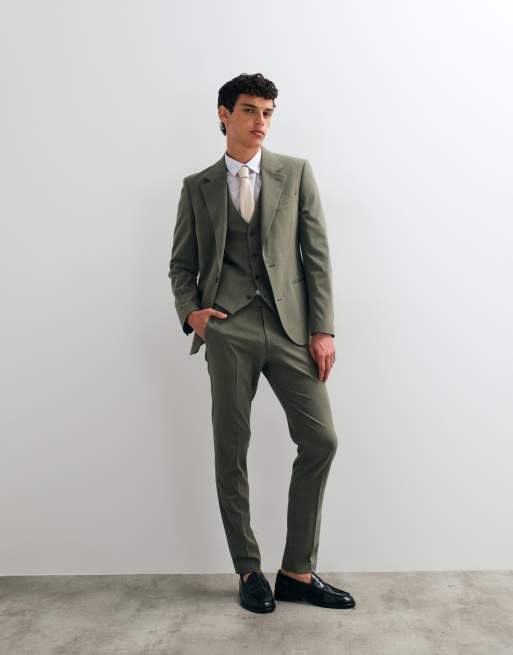 ASOS DESIGN - Veste ajustée - Vert, 2 de 4