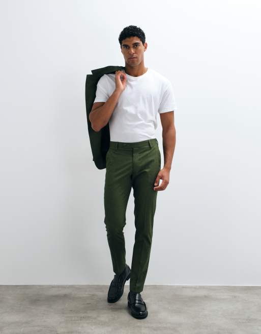 ASOS DESIGN - Costume ajusté - Vert, 3 de 4