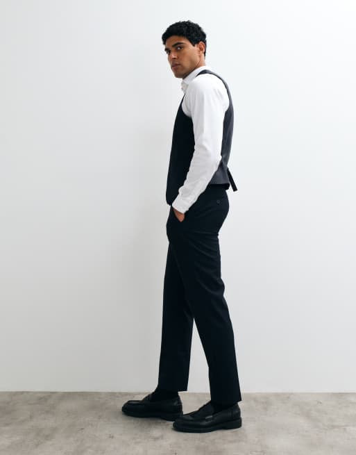 ASOS DESIGN - Pantalon de costume slim - Bleu marine, 3 de 5