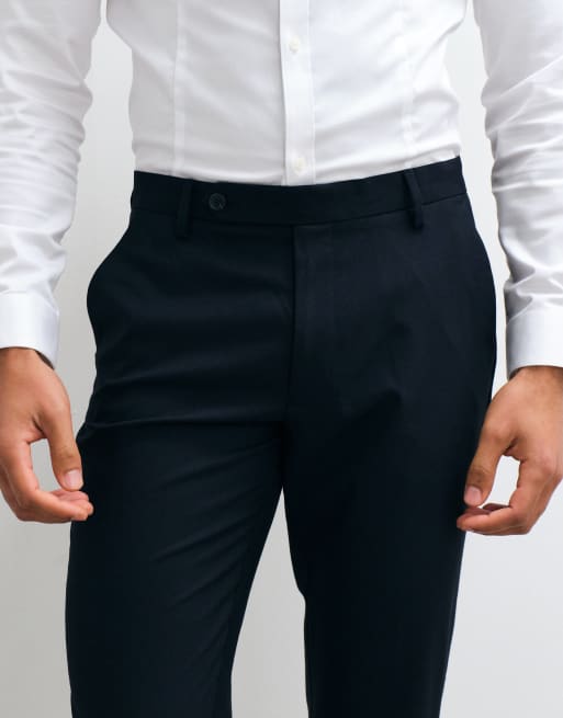 ASOS DESIGN - Pantalon de costume slim - Bleu marine, 4 de 5