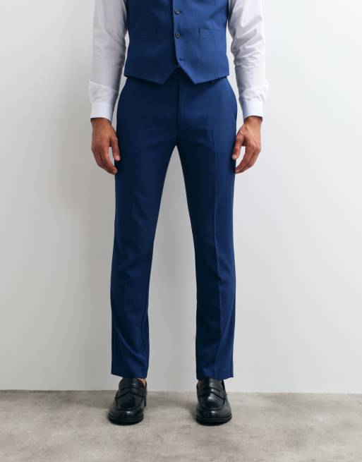 ASOS DESIGN - Pantalon de costume slim - Bleu, 4 de 5