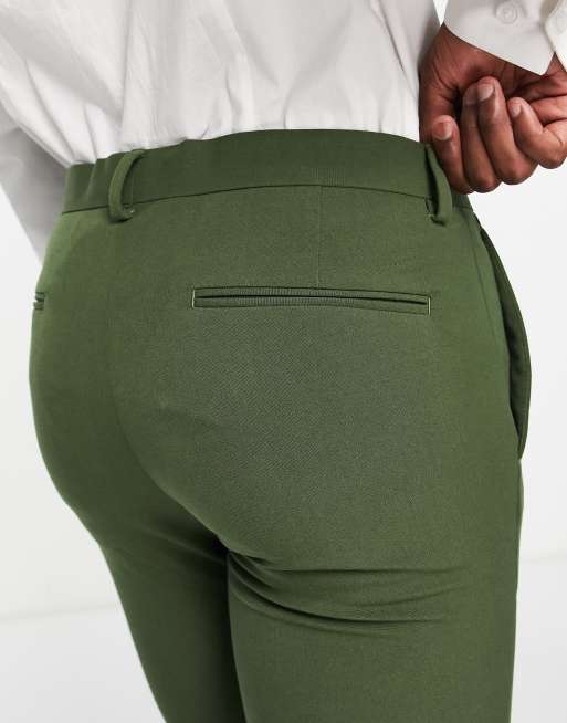ASOS DESIGN - Pantalon de costume super slim - Kaki, 3 de 4