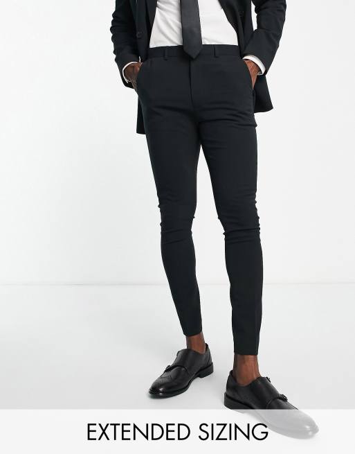 ASOS DESIGN Pantalon de costume ultra skinny Noir ASOS