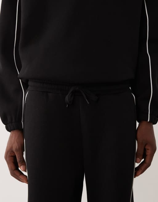 ASOS DESIGN - Pantalon de jogging ample à liserés - Noir, 4 de 5