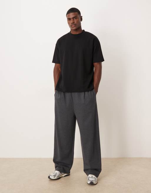 ASOS DESIGN - Pantalon de jogging ample à pinces - Anthracite, 2 de 5