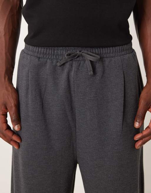ASOS DESIGN - Pantalon de jogging ample à pinces - Anthracite, 5 de 5
