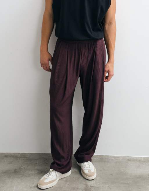 ASOS DESIGN - Pantalon de jogging ample à pinces - Marron, 4 de 5