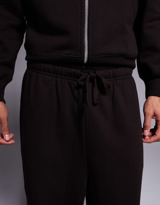 ASOS DESIGN - Pantalon de jogging ample en tissu épais 400 g/m² de qualité supérieure - Marron, 5 de 5
