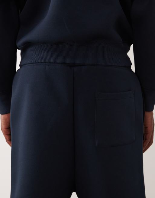 ASOS DESIGN - Pantalon de jogging ample en tissu imitation néoprène épais - Bleu marine, 4 de 5