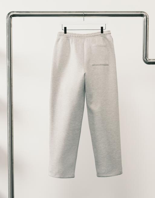ASOS DESIGN - Pantalon de jogging ample en tissu imitation néoprène épais - Gris chiné, 3 de 5