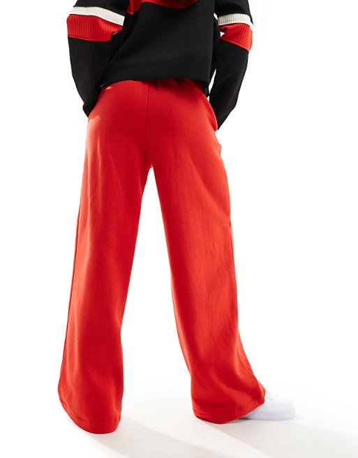 ASOS DESIGN - Pantalon de jogging bouffant oversize - Rouge ASOS DESIGN - Pantalon de jogging bouffant oversize - Rouge