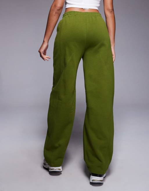 ASOS DESIGN - Pantalon de jogging d'ensemble ample à surpiqûres - Vert, 4 de 5