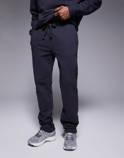 ASOS DESIGN - Pantalon de jogging d'ensemble en tissu épais 400 g/m<sup>2</sup> - Anthracite