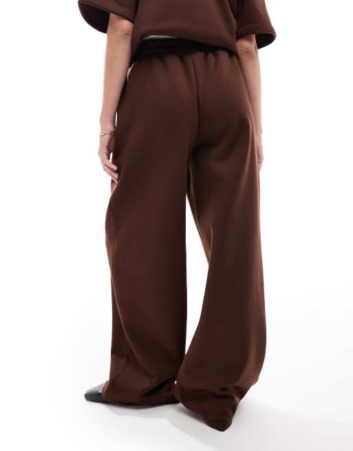 ASOS DESIGN - Pantalon de jogging d'ensemble large oversize - Chocolat, 4 de 5