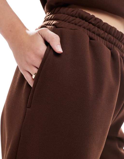 ASOS DESIGN - Pantalon de jogging d'ensemble large oversize - Chocolat, 5 de 5