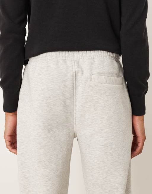 ASOS DESIGN - Pantalon de jogging droit à nervures - Gris clair, 5 de 5
