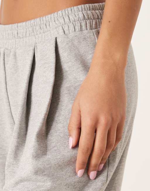 ASOS DESIGN - Pantalon de jogging droit à pinces - Gris chiné, 5 de 5