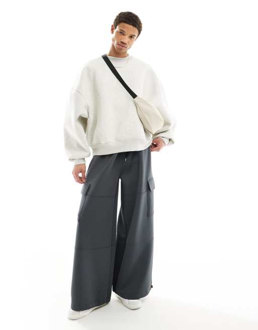 ASOS DESIGN - Pantalon de jogging fonctionnel oversize - Anthracite