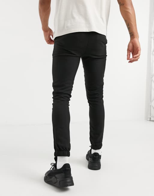 ASOS DESIGN - Pantalon de jogging habillé super slim - Noir, 2 de 4
