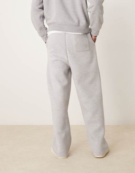 ASOS DESIGN - Pantalon de jogging large en tissu effet néoprène épais - Gris chiné , 2 de 5