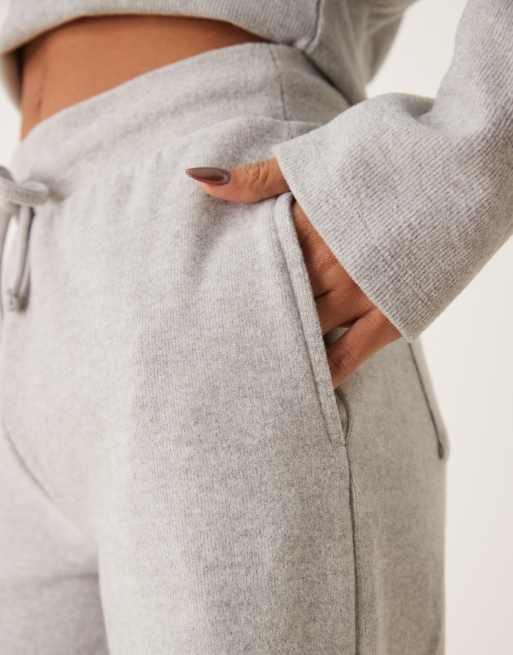 ASOS DESIGN - Pantalon de jogging large ultra-doux avec cordon de serrage - Gris chiné, 5 de 5