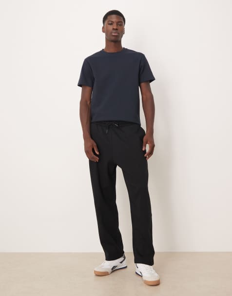Lot De 2 Pantalons Jogging Homme – Sweatpants Taille Élastique – Coupe Large Baggy – Pour Sport, Loisirs, Décontracté