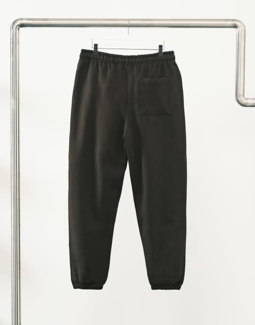 ASOS DESIGN - Pantalon de jogging oversize en tissu épais 400 g/m² de qualité supérieure - Marron, 3 de 5