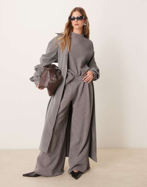ASOS DESIGN - Pantalon de jogging ultra-large - Gris délavé - view 1