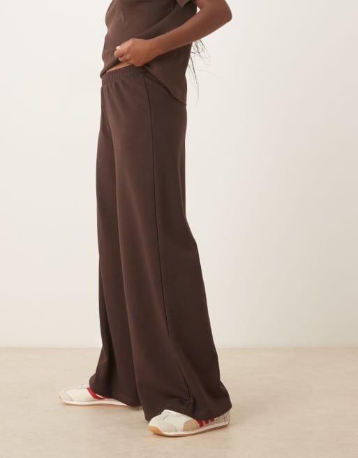 ASOS DESIGN - Pantalon de jogging ultra large taille basse - Marron foncé, 2 de 5