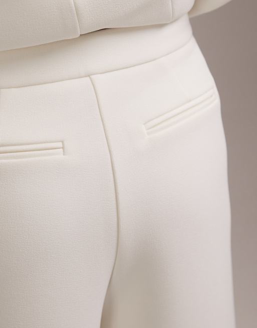 ASOS DESIGN - Pantalon de mariée ajusté - Ivoire, 4 de 5