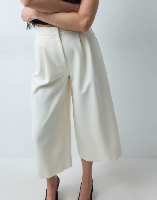 ASOS DESIGN pantalón de pernera ancha de sastre, 4 de 5