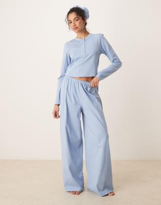 ASOS DESIGN - Pantalon de pyjama à assortir - Bleu