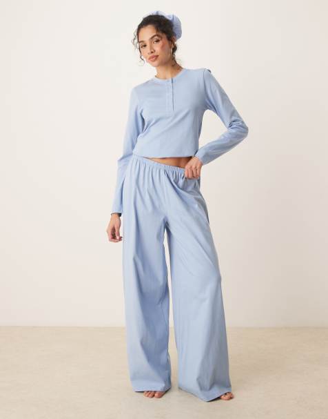 ASOS DESIGN - Pantalon de pyjama à assortir - Bleu - view 1