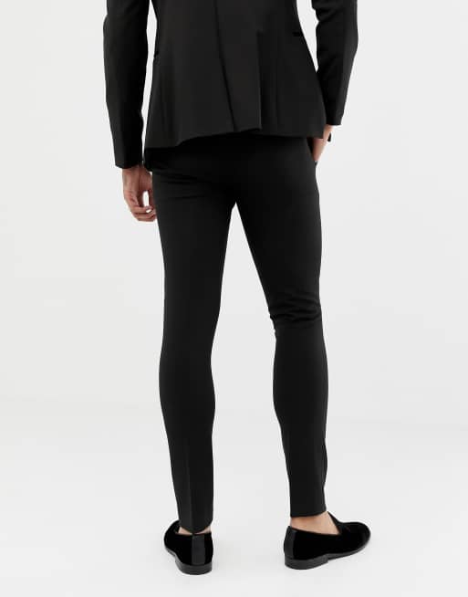 ASOS DESIGN - Pantalon de smoking super slim - Noir, 2 de 4