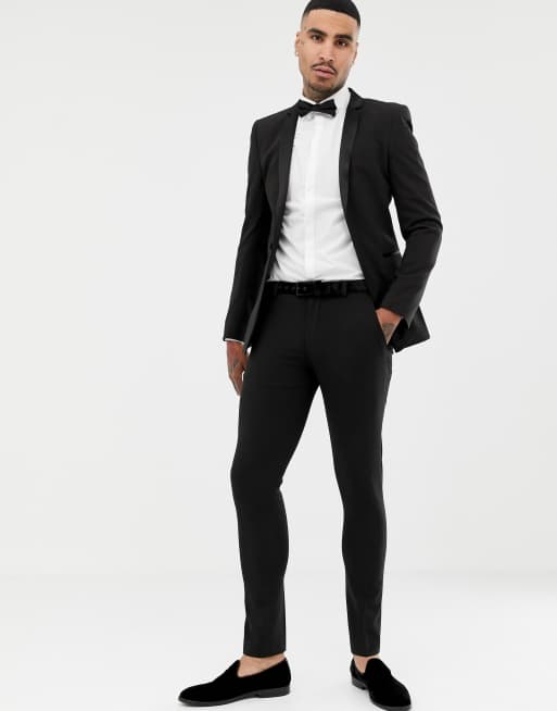 ASOS DESIGN - Pantalon de smoking super slim - Noir, 4 de 4
