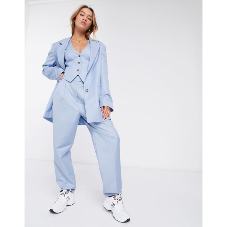 ASOS DESIGN Pantalon de tailleur dad 3 pi ces oversize
