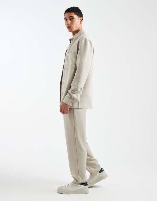 ASOS DESIGN - Pantalon d'ensemble ajusté - Beige, 3 de 5