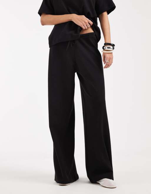 ASOS DESIGN - Pantalon d'ensemble ample et texturé - Noir, 2 de 5