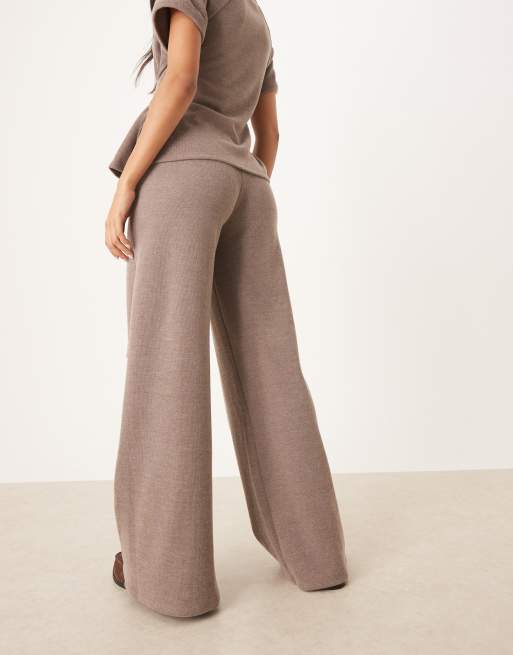 ASOS DESIGN - Pantalon d'ensemble ample et ultra doux - Moka, 5 de 5
