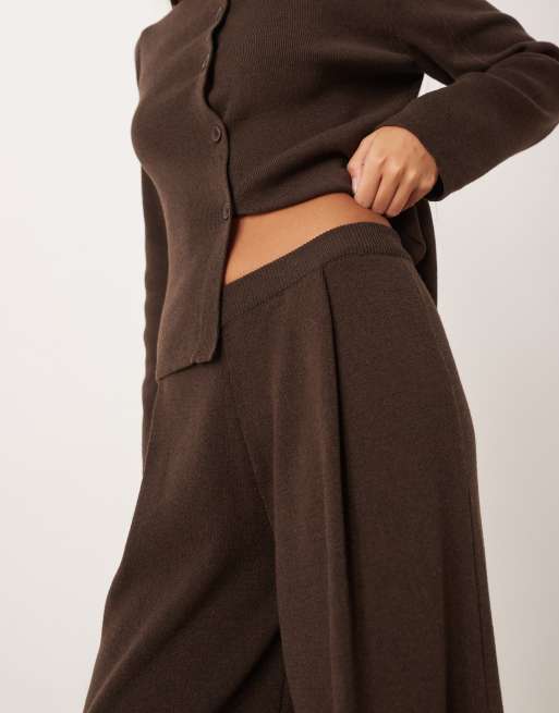 ASOS DESIGN - Pantalon d'ensemble en maille - Marron, 5 de 5