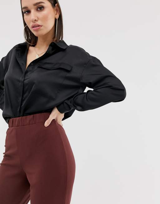 ASOS DESIGN - Pantalon fuselé à enfiler en crêpe, 3 de 4