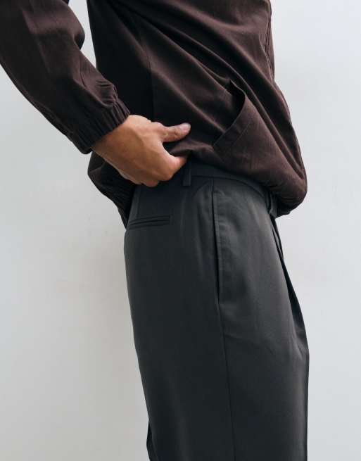 ASOS DESIGN pantalon fuselé ajusté gris anthracite, 4 de 5