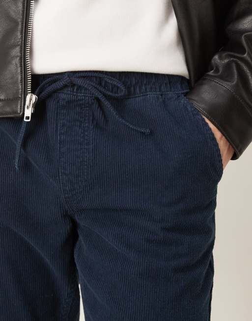 ASOS DESIGN - Pantalon fuselé en velours côtelé - Bleu marine, 5 de 5
