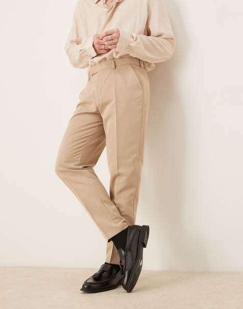 ASOS DESIGN - Pantalon fuselé habillé - Taupe foncé - view 1