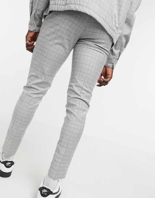 Pantalon quadrillé femme sales