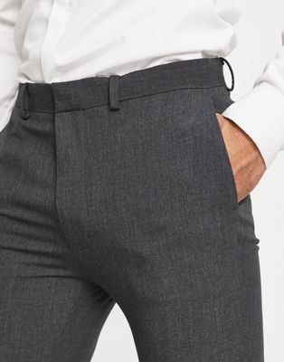 Pantalons et chinos Pantalon habillé super ajusté - Anthracite