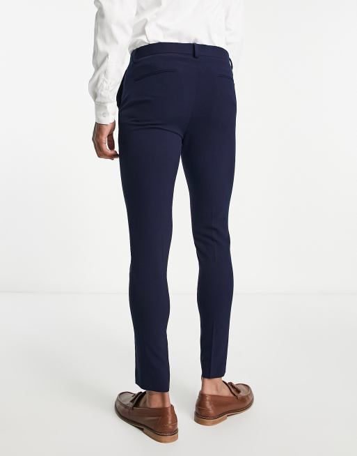 ASOS DESIGN - Pantalon habillé super ajusté - Bleu marine, 2 de 4
