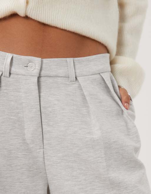 ASOS DESIGN pantalón jogger de estilo sastre de un conjunto en gris jaspeado, 2 de 5